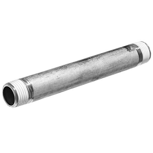 USA SEALING ZUSA-PF-1355 304 Stainless Steel Schedule 40 Pipe Nipple Threaded on Both Ends, 3/8