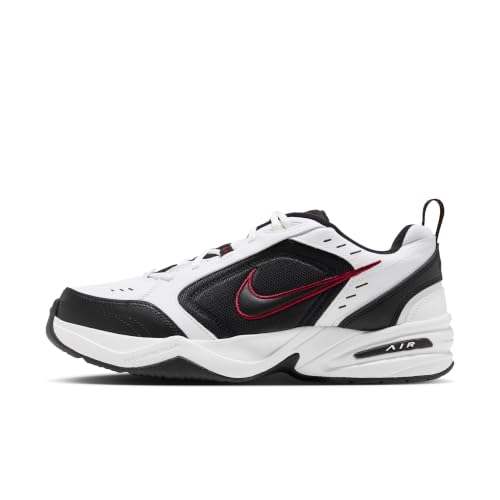 Nike Air Monarch IV Laufschuhe für Herren, Weiß - weiß (White/Black 101) - Größe: 44.5 EU