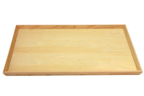 紀州漆器 角田清兵衛商店 トレー スタッキングトレー 木製 日本製 白木 42cm T1-138310