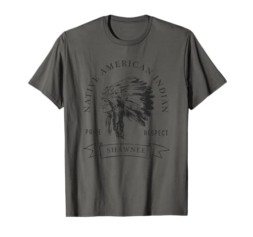 Shawnee Tribe Native American Indian Pride Respect Vintage T-Shirt