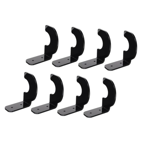 TOBBOMEY Acrylic Bat Holder Wall-Mounted Baseball Bat Rack Display Stand Showcase