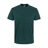 3D geprägtes Lübzer Logo Lübzer Pils Herren T-Shirt, grün mit raffiniertem 3D Logo, 100% Baumwolle M