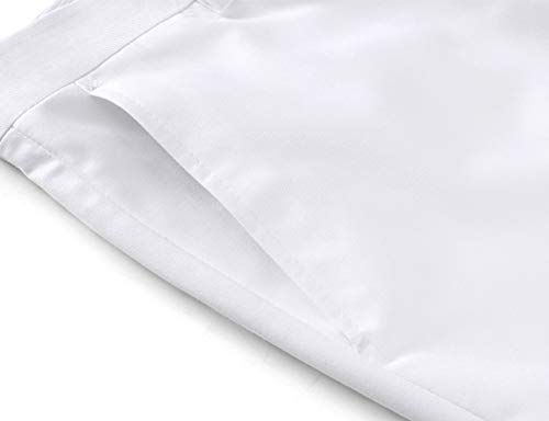 Pantalon slim blanc MOGU décontracté léger et moderne taille 52 - 4