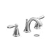Trim Kit for Double Handle Lavatory with Drain Assembly - Chrome