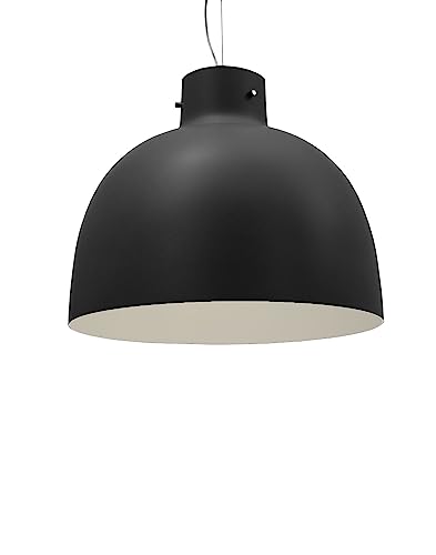 Kartell Bellissima, Lampada a Sospensione, Tecnopolimero termoplastico colorato in Massa, Nero, Ø 50 x H 41 cm [Classe di efficienza energetica E]