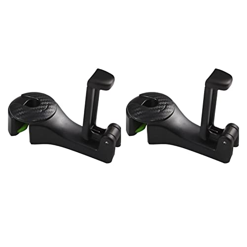 Moslalo Gancho para Asiento Trasero automóvil | Gancho Oculto para reposacabezas Coche 2 en 1 | Soporte reposacabezas para Coche | Ganchos Asientos automóviles para monederos, comestibles y Bolsos Cover