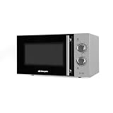 Orbegozo MIG 2321 Microondas con Grill 23 Litros de Capacidad Potencia 900W y Grill 1000W de Cuarzo 5 Niveles 3 Funciones Combinadas Temporizador Programa Descongelación
