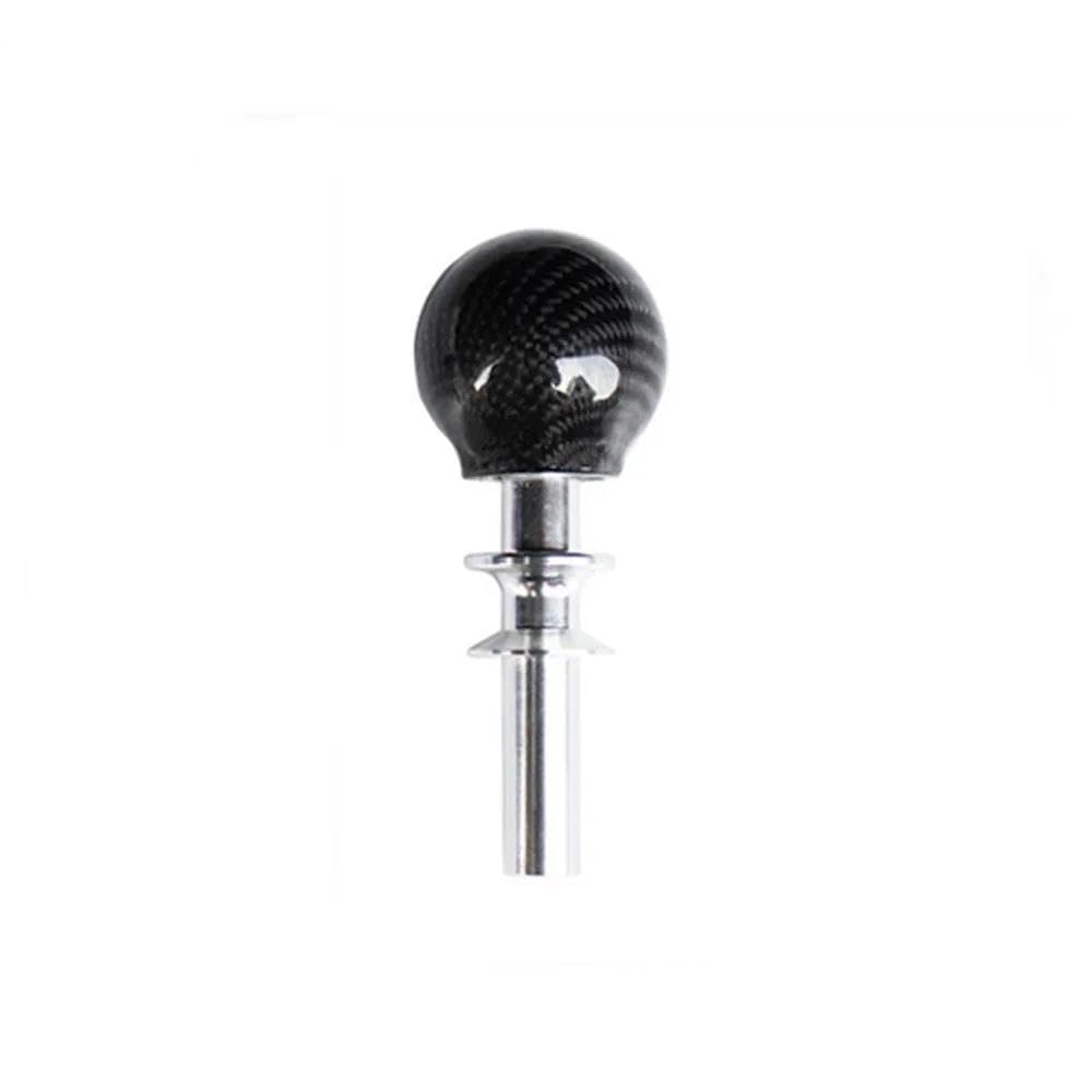 Sxqpocar Carbon Fiber A Real Utomatic Gear Shift Knob For Mustang 2015-2023 Gear Ball Head Shift Lever Head(Carbon Fiber A)