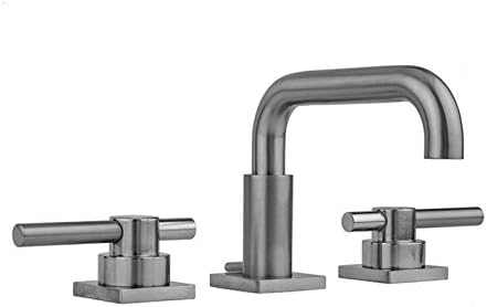 Jaclo 8883-TSQ638-ORB - Downtown Contempo Faucet with Square Escutcheons & Peg Lever Handles