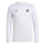 adidas Men's Sporting Kansas City MLS Long Sleeve T-Shirt, White, Large