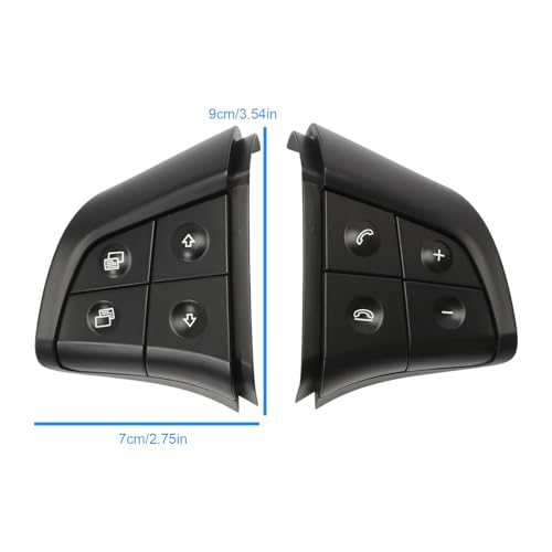 Konuooer 2PCS Multifunktions Lenkradschalter Steuertasten 1648207910 für W164 W251 W245 lenkrad tasten switch für GL ML B/R Class Links und Rechts