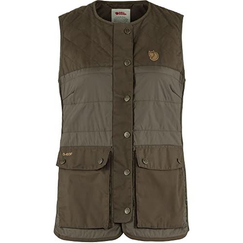 Chaleco de lana Fjällräven Forest Wool evita el enfriamiento corporal en trekking femenino