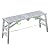 62.99"x14.57" Scaffolding Platform Adjustable Work Platform with 660 lbs Capacity,31 to 51 inches Step Ladder,Sturdy Folding Scaffolding,Heavy Duty Portable Bench Ladder Stool with Non-Slip Feet