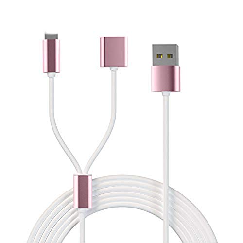 Aprilday Compatible iPad Pro Pencil Charging Cable [2 in 1 Feature] iPad Pro Pencil Connector Adapter Flexible Durable iPad Pro Pencil Charger Cable Cord (3.3ft White)