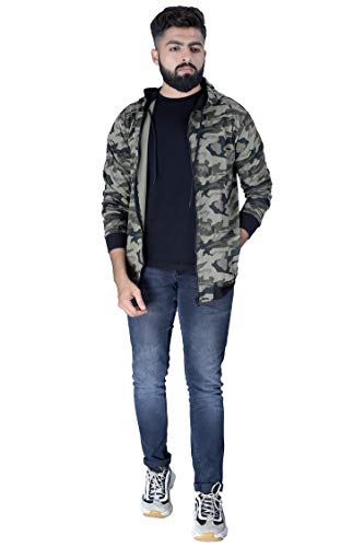 Image of Solid Jacket for Men's