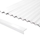 sunwings Paquete de 10 adornos de azulejos de aluminio de 36 pulgadas, grande