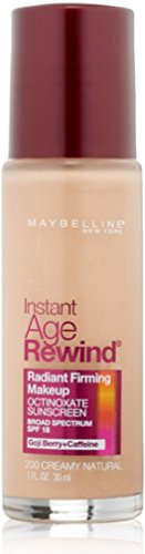 Maybelline Instant Age Rewind Radiant Firming Makeup, Creamy Natural [200], 1 oz