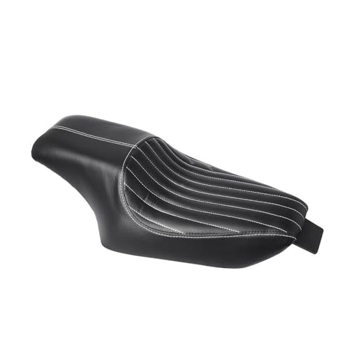 Asiento negro para motocicleta Sportster con mullido ergonómico doble