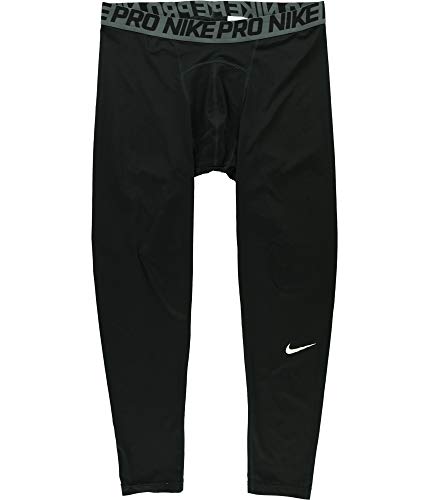NIKE Men's Pro Tights, Black/Dark Grey/White, X-Large