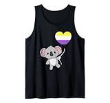 ¿Está buscando un Globo Corazón de Koala Orgullo No Binario ¿diseño? Entonces hazte con este diseño de Orgullo no binario para una persona no binaria orgullosa de celebrar el mes del Orgullo LGBT.