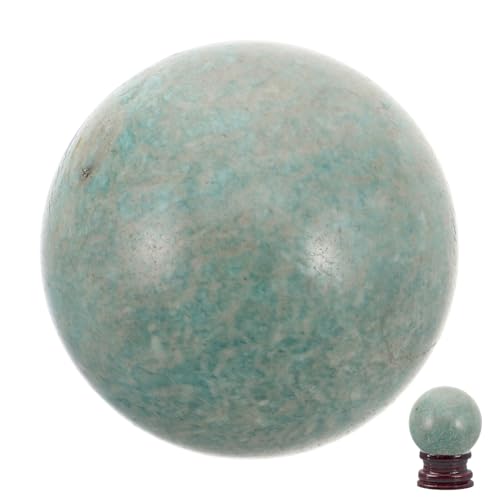 Esfera de amazonita natural Gatuida de 4 cm para feng shui 2