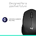 Logitech M331 Silent Plus Wireless Mouse- Black