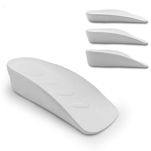 Plantillas invisibles elevadoras 3 pares combo blanco miniatura 1