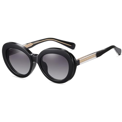 Lunettes de soleil polarisées anti-fatigue oculaire monture ovale TR90