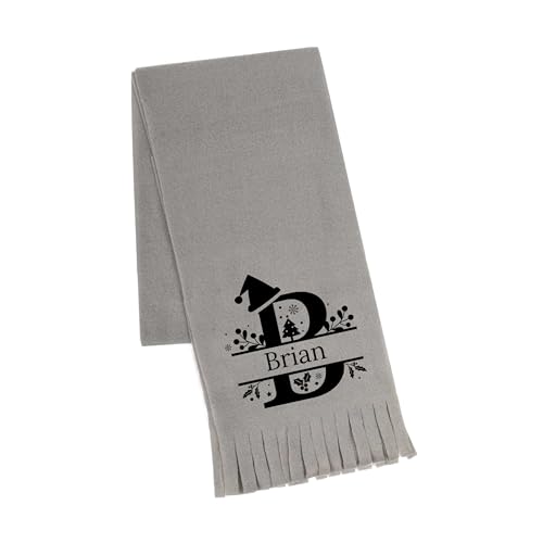 Custom Christmas Scarf for Women, Red Scarf Men, Perfect for Winter and Fall Seasons