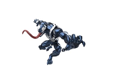 Image of BLOKEES Champion Class - Marvel Rivals - Venom Action Figure - 185 Pieces Model Kit - 6 Inch - 90 Points of Articulation - Assembly Required - No Tools - No Cutting - No Glue - No Paint - Age 14+ | Official Blokees Marvel Rivals Model Kit, 185-Piece Snap-Fit Build, Approx. 5.91 in Tall, Tool-Free Assembly, (185 Pieces)