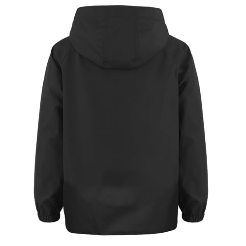 Image of MODAFANS Boys Girls Rain Jacket Waterproof lined Hooded RainCoats Windbreaker