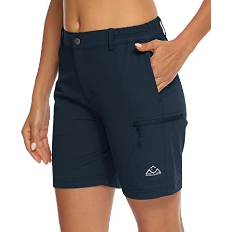 YSENTO Womens Quick Dry Hiking Cargo Shorts Cover