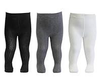 Tiny One Strumpfhose Baby Mädchen & Jungen 50/56 Kinder | Allergenfrei, Hergestellt aus Weichster Bio Baumwolle | Set 3x Elastische Babystrumpfhosen mit Rutschfest Bund | Langlebige & Bequem Tights