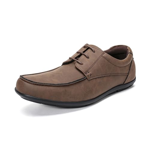 Mocasines Allthemen para oficina: estilo retro y ligereza con cordones en cuero brillante