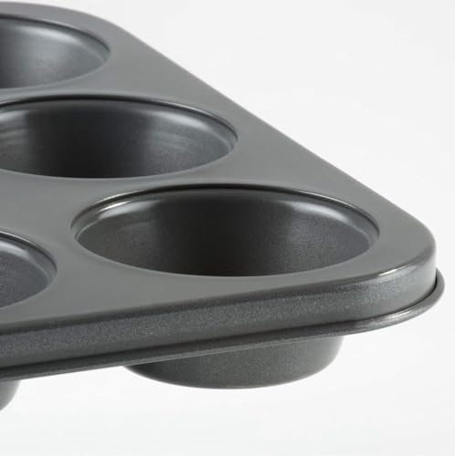 12 Cup Large Muffin Pan, Non-Stick Non-Stick Coated Cupcake Tray Baking Moulds Hold Cup - Image 6