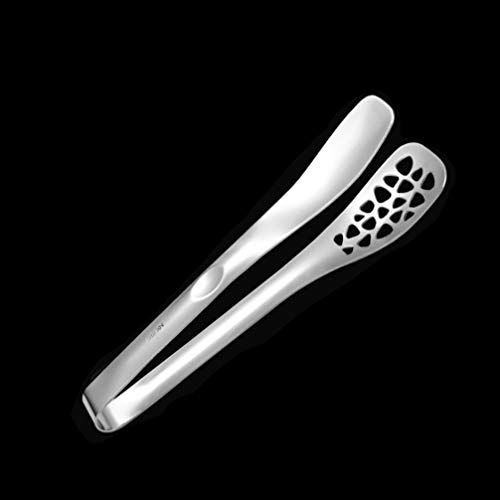 Pinças de cozinha de aço inoxidável UPKOCH para serviço pesado e vazado, para servir comida, bife, s
