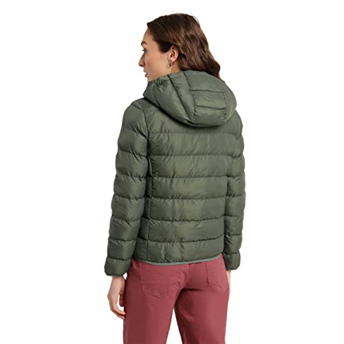 Image of Levi's Women's Nylon & Net Solid Lapel Collar Leather Standard Length Jacket