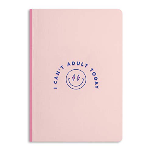 Central 23 - Daily Journal for Men - 'I Can't Adult Today' - Ideal Journal for Women - Notebooks for Work - Notebooks & Writing Pads - Journal for Writing - Comes with Fun Stickers