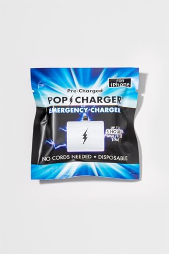 2 Pack i Phone Pop Charger Pre-Charged Disposable Emergency Charger - Image 2