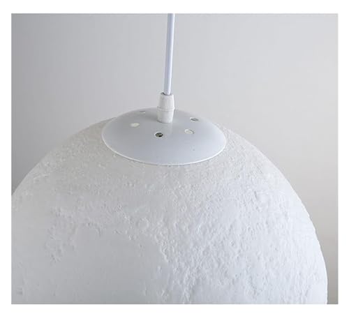 Lámpara colgante de luna 3D y lámpara de techo para pasillo o mesita de noche en casa 2