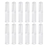 Cabilock Lot de 12 étuis en plastique transparent pour stylos à bille - Boîte cadeau vide - Pour bureau scolaire