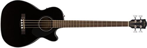 Fender CB-60SCE Acoustic Bass, Laurel Fingerboard, Black