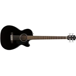 Fender CB-60SCE BK – Basse Acoustique – finition noire - Les Beatles, Paul McCartney, John Lennon, RIngo Starr, George Harrison
