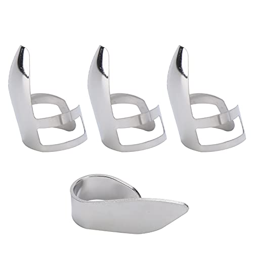 Plectre de doigt de pouce, médiators d’index de guitare en métal avec boîte de rangement pour guitare Banjo - Les Beatles, Paul McCartney, John Lennon, RIngo Starr, George Harrison Plectre de doigt de pouce, médiators d'index de guitare en métal avec boîte de rangement pour guitare Banjo