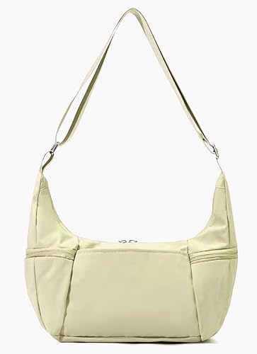 Image of WildHorn Nylon Shoulder Sling Bag for Women | Lightweight Crossbody Travel Bag with Multiple Zipper Pockets | Everyday Casual Handbag with Adjustable Strap (30 x 28 x 10 cm)