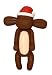 Charming Pet Products Balloon Xmas Monkey Large Latex Dog Toy