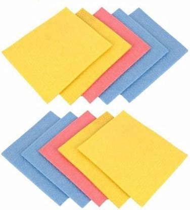 Sponge Wipe Reusable and Washable Sponge Wipes with Super Absorbent Biodegradable Cellulose Material for Kitchen and Home Cleaning(10 Wipe Pack of 01) ( Multipurpose ) (B096VWKZWK) Amazon Price History, Amazon Price Tracker