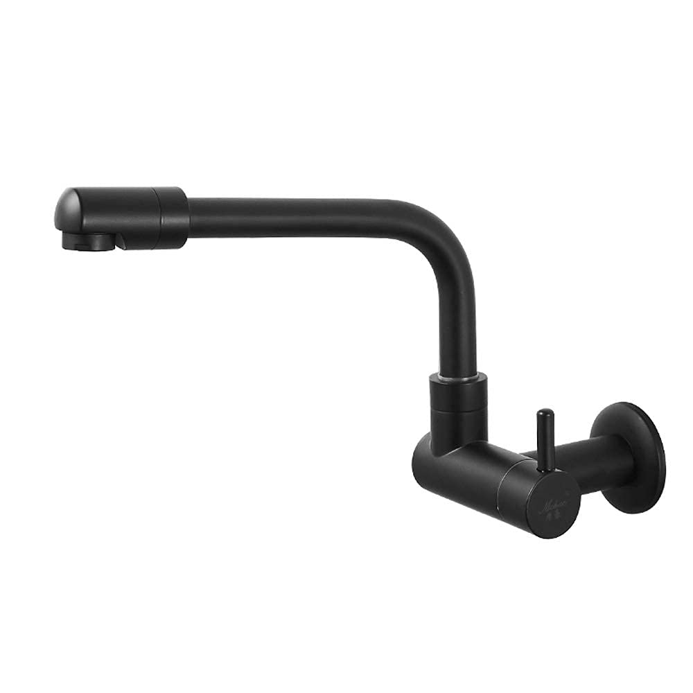 Grifos de cocina de pared giratorios de 27 cm para evitar salpicaduras en cubos de fregona
