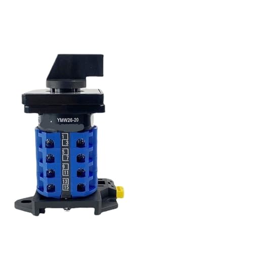 Commutateur rotatif LW26-20 anti-surchauffe contact argent pour rail DIN 690V