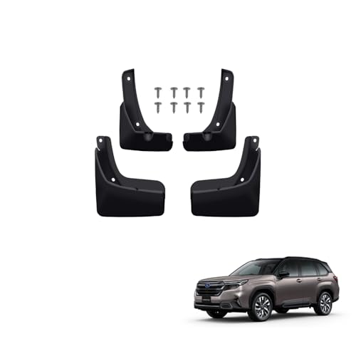 TARCELL 新型 フォレスター SL系 アクセサリー マッドガード 車用フェンダー 泥除け リアスプラッシュガード エアロパーツ ABS製 車種専用設計 FORESTER SL型 外装 カスタムパーツ 4p